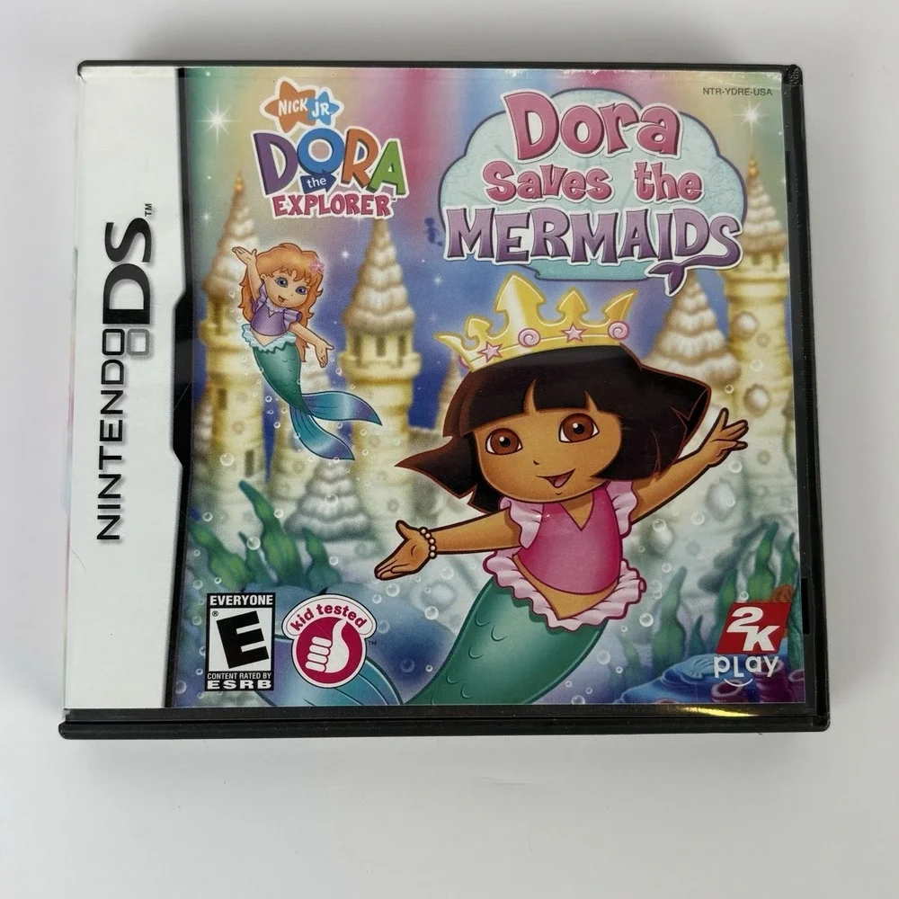 Dora the Explorer Dora Saves the Mermaids Nintendo DS Video Game Complete